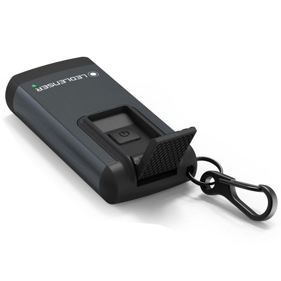 Ledlenser K6R tölthető Led kulcstartós lámpa, 1x3.7 V Li-ion, szürke, 400 lm termék fő termékképe