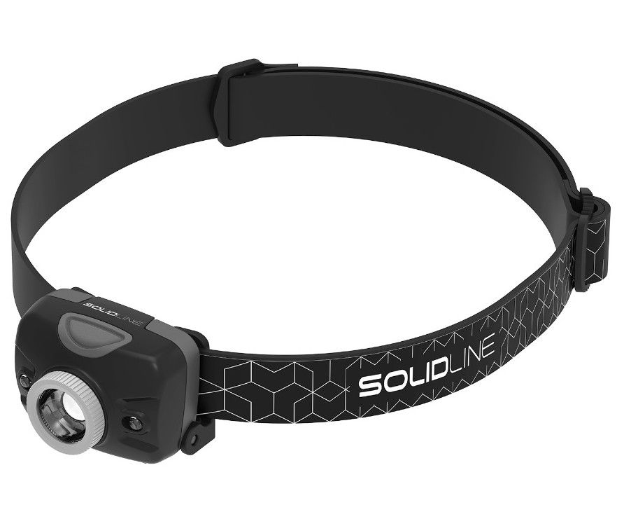 Solidline SH2 LED fejlámpa, fókusz, REDLIGHT, 3 x AAA, 200/100/20 lm (bliszteres) termék fő termékképe