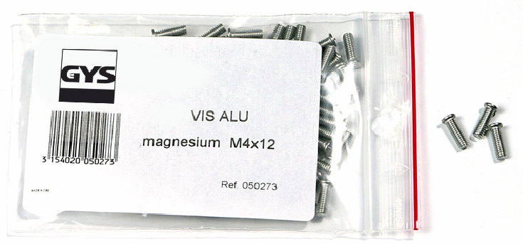 GYS Csavar AlMg3 M4x12, 200 db/csomag termék fő termékképe